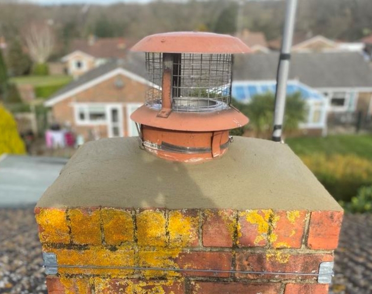 Roof chimney repair